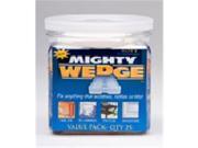 LEGACY BRAND PRODUCTS MW SH25 MIGHTY WEDGE 25 CT HARD AND SOFT JARS