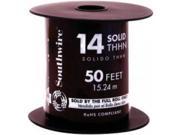 Southwire 136835 Thhn Solid 14Gauge Blk 50 Ft.
