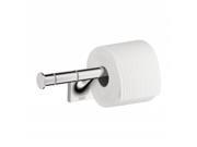 Hansgrohe 42736000 Axor Starck Organic Double Post Toilet Paper Holder in Chrome