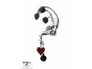Alchemy Gothic E329 Bed of Blood Roses Ear Wrap Earrings