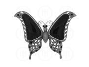 Doma Jewellery MAS07907 Sterling Silver Pin Marcasite Stone Butterfly MP38