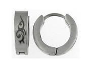 Doma Jewellery MAS02814 Stainless Steel Huggy Earring