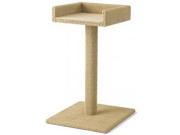 Sustainable Lifestyles meow khaki Cats Meow 34 in. Sisal Cat Scratching Post and Sleeper Perch Khaki
