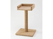 Sustainable Lifestyles meow sunlight Cats Meow 34 in. Sisal Cat Scratching Post and Sleeper Perch Sunlight