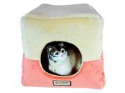 Aeromark C07CCS MH Armarkat Pet Bed Cat Bed 16 x 16 x 14 Orange Beige