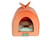 Aeromark C10HCS MB Armarkat Pet Bed Cat Bed 14 x 14 x 21 Orange Ivory