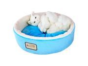 Aeromark C12HTL MB Armarkat Pet Bed Cat Bed 14 x 14 x 14 Sky Blue Ivory