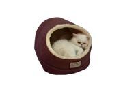 Aeromark C18HTH MH Armarkat Pet Bed Cat Bed 18 x 12 x 14 Indian Red Beige