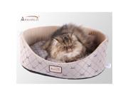 AeroMark C35HQH MH Armarkat Cat Bed Pale Silver and Beige C35HQH MH