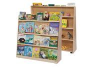 Wood Designs 14300 Double Sided Book Display 48 In. H