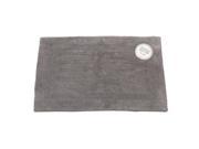 Carnation Home Fashions BM M2M 65 Reversible 100 Percent Cotton Bath Rug Size 17 in. x 24 in. Pewter
