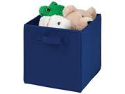 Honey Can Do Int SFT 01760 Non Woven Foldable Cube 11.5x10.6x10.6 Blue