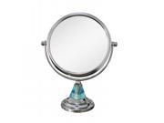 Elegant Home Fashions SM DY7115 Freestanding Bath Magnifying Makeup Mirror