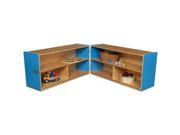 Wood Designs 12530B Blueberry Folding Versatile Storage Unit 24 In. H