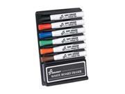 Skilcraft NSN3527321 Dry erase Marker Kit with Eraser Chisel Tip 6 ST Assorted