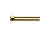 Baldwin 9BR7022 004 4 in. Surface Bolt in Polished Brass