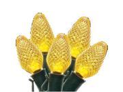 Queens of Christmas C 25C7GO 12G 25 ft. Commercial Grade A String of Gold C7 E12 Base LED Lights