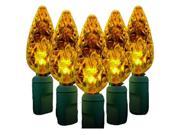 Queens of Christmas C 25C6GO 6G Commercial Grade A Gold C6 LED Lights