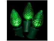 Queens of Christmas C 25C7GR 12G Commercial Grade A Green C7 LED Lights