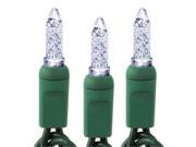 Queens of Christmas S 70M5PW 4G 23 ft. Pure White M5 LED Lights with 4 in. Spacing and Green Wire