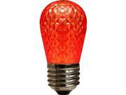 Queens of Christmas T50 RETRO RE Red T50 E26 Base LED Bulbs
