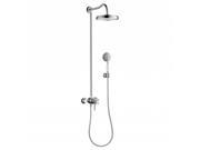 Hansgrohe 16570821 Montreux 1 Spray Handshower and Showerhead Combo Kit in Brushed Nickel