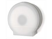 E Z Taping System RD0026 03 9 in. Single Jumbo Roll Bath Tissue Dispenser in White