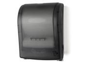 E Z Taping System TD0400 01 Hands Free Auto Cut Roll Towel Dispenser in Dark Translucent
