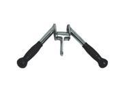 Valor Athletic MB 2 V Handle Rotate Bar with Rubber Grips Chrome