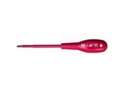 Morris Products 52012 1000 Volt Cushion Grip Insulated Screwdrivers Slotted 3 In.