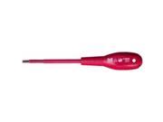 Morris Products 52014 1000 Volt Cushion Grip Insulated Screwdrivers Slotted 4 In.