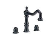 Belle Foret A666574RBP Roman Tub Faucet in Oil Rubbed Bronze Valve and Handles not included