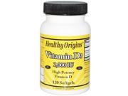 Healthy Origins Vitamin D3 2000 IU 120 Softgels 1510452