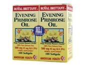American Health Royal Brittany Evening Primrose Oil 500 mg 100 softgels twin pack buy one get one free 23615
