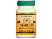 Healthy Origins Pycnogenol 30 mg 30 Vegetarian Capsules 1273739