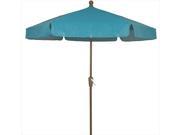 Fiberbuilt Home 7Gcrw T Teal Garden Umbrella 7.5 Ft Teal