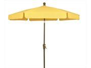 Fiberbuilt Home 7Gcrcb T Yell Garden Umbrella 7.5 Ft Yellow