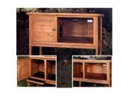 Precision Pet 2910 3LARGE Extreme Solid Wood Rabbit Shack Large 48 x 24 x 46 Inch