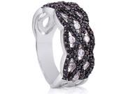 Doma Jewellery MAS02095 8 Sterling Silver Ring with Cubic Zirconia Size 8
