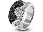 Doma Jewellery MAS02308 9 Sterling Silver Ring with Cubic Zirconia Size 9