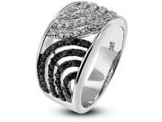 Doma Jewellery MAS02312 9 Sterling Silver Ring with Cubic Zirconia Size 9