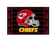 Northwest 1NFL 33100 0007 RET Chiefs NFL 39x59 Rug