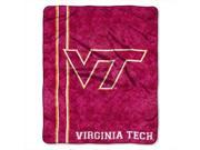 Northwest 1COL 06500 0075 RET Jersey Virginia Tech Col Sherpa Throw 50x60