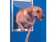 Ideal DDXLW Deluxe Dog Door Extra Large White 10.5 in. x 15 in.
