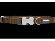 Red Dingo DC ZZ BR SM Dog Collar Classic Brown Small