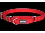 Red Dingo MC ZZ RE ME Martingale Dog Collar Classic Red Medium