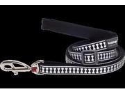 Red Dingo L6 RB BB LG Dog Lead Reflective Black Large