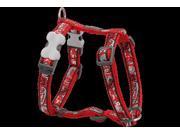 Red Dingo DH BA RE ME Dog Harness Design Bandana Red Medium