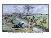 Buy Enlarge 0 587 06408 0P12x18 Hunters Clear the Ditch Paper Size P12x18