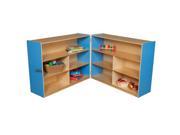 Wood Designs 13730B Blueberry Folding Versatile Storage Unit 36 In. H